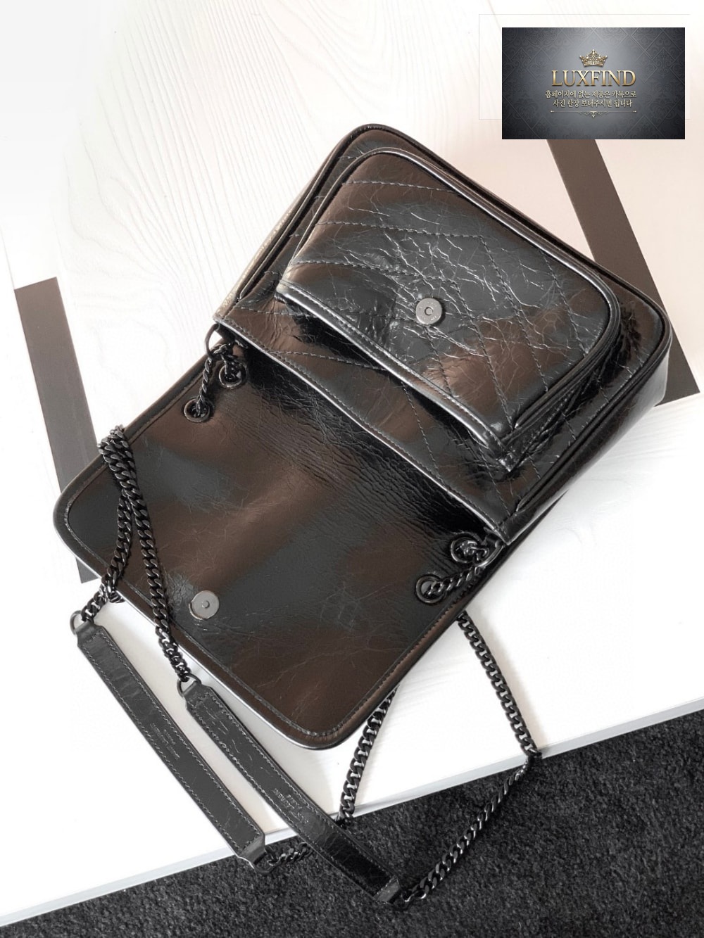 Saint Laurent Niky Baby In Vintage Leather