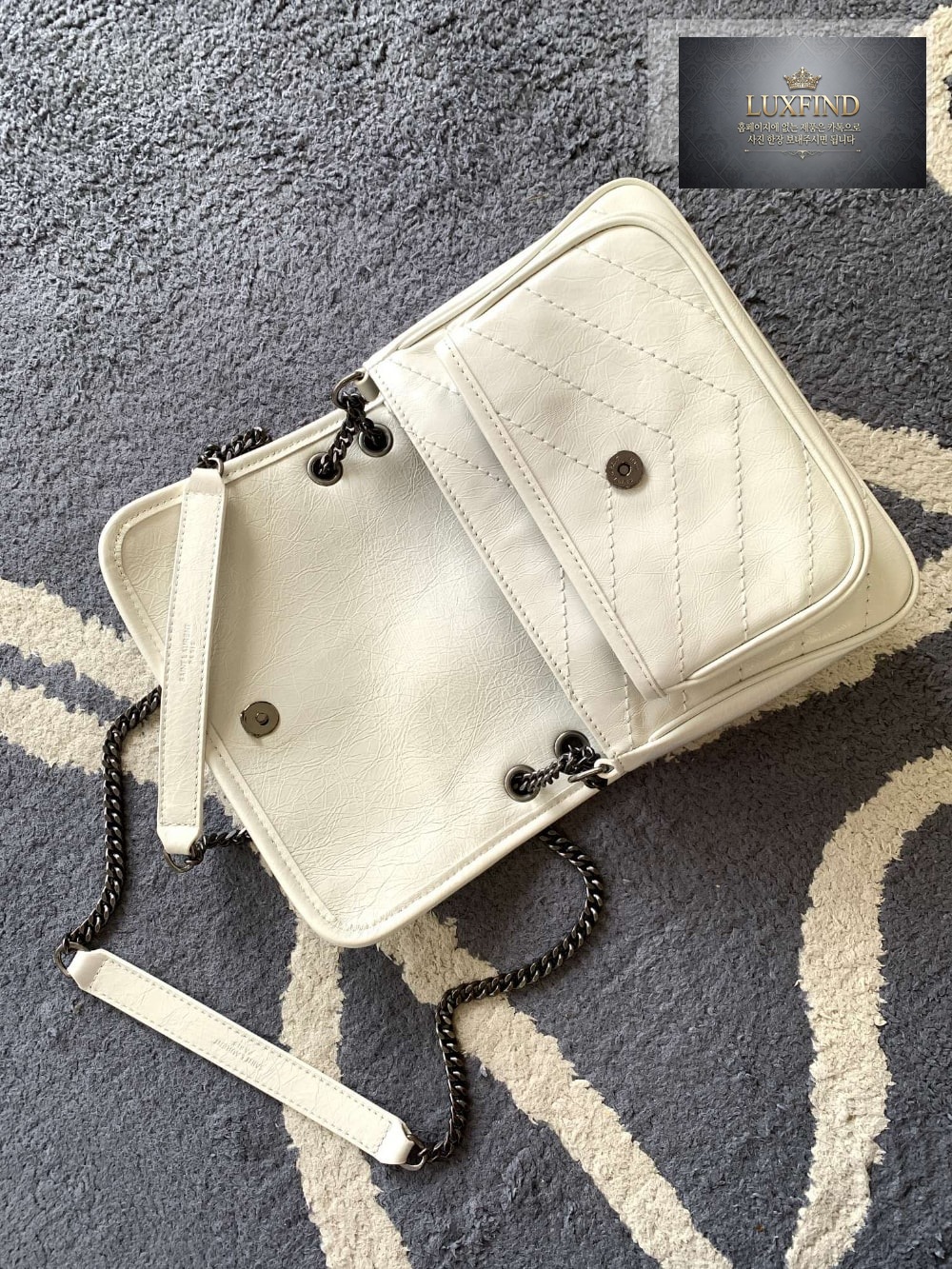 Saint Laurent Niky Baby In Vintage Leather