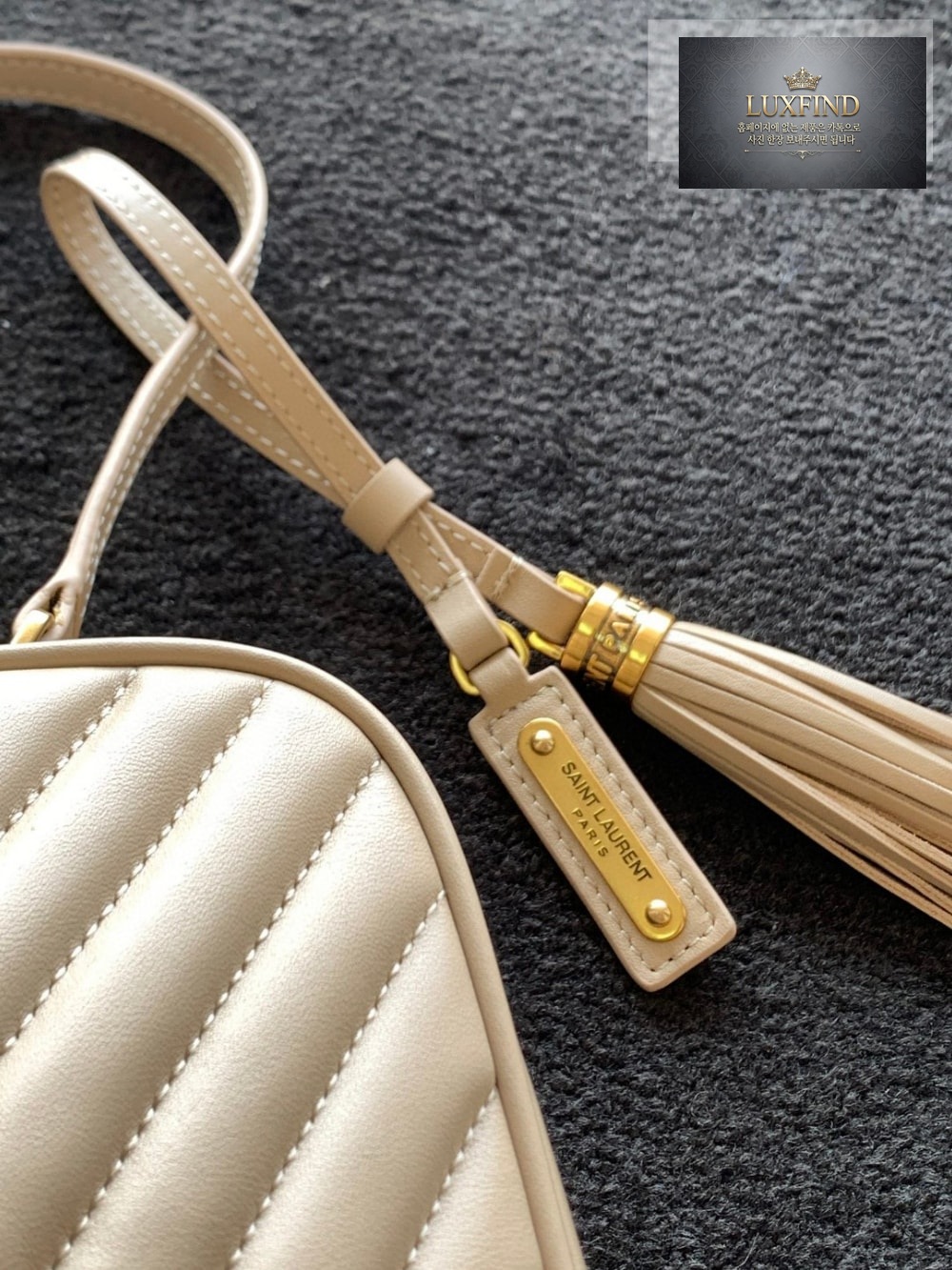 Saint Laurent Lou Camera Bag In Quilted Leather