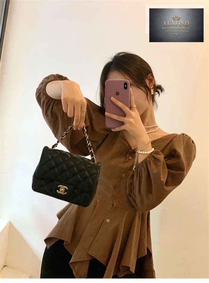 샤넬 클래식 플랩 금장