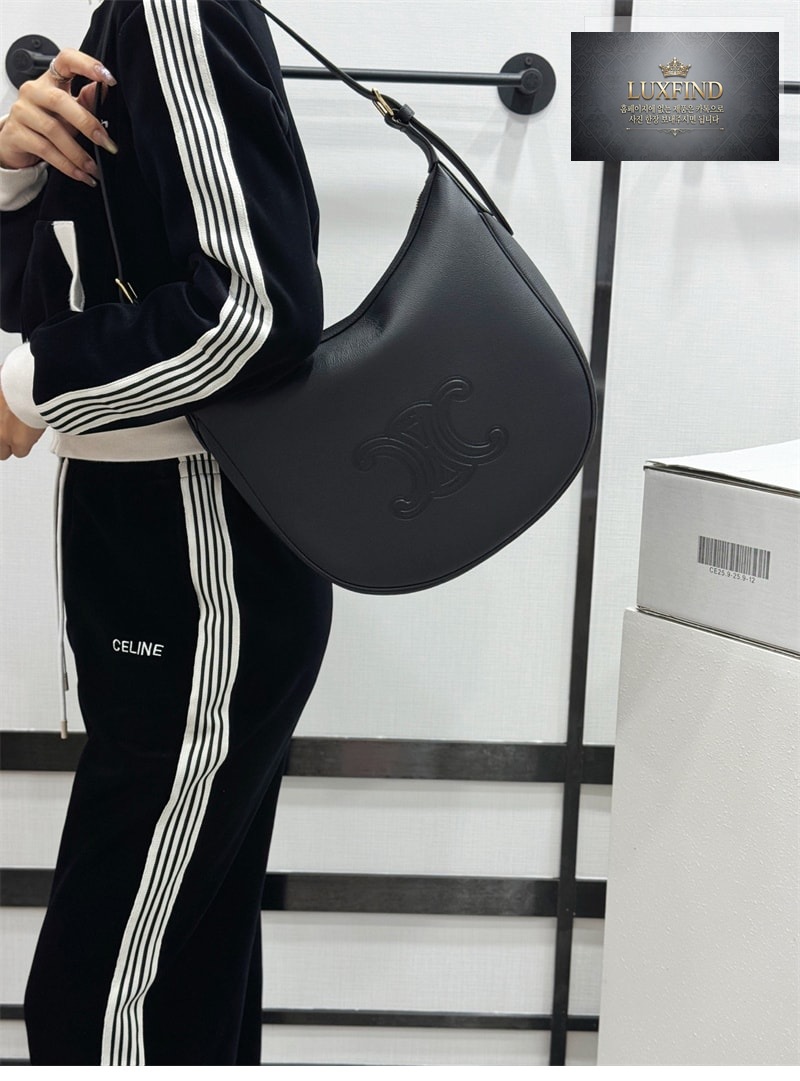 셀린느 미디엄 엘로이즈 백 블랙 114713