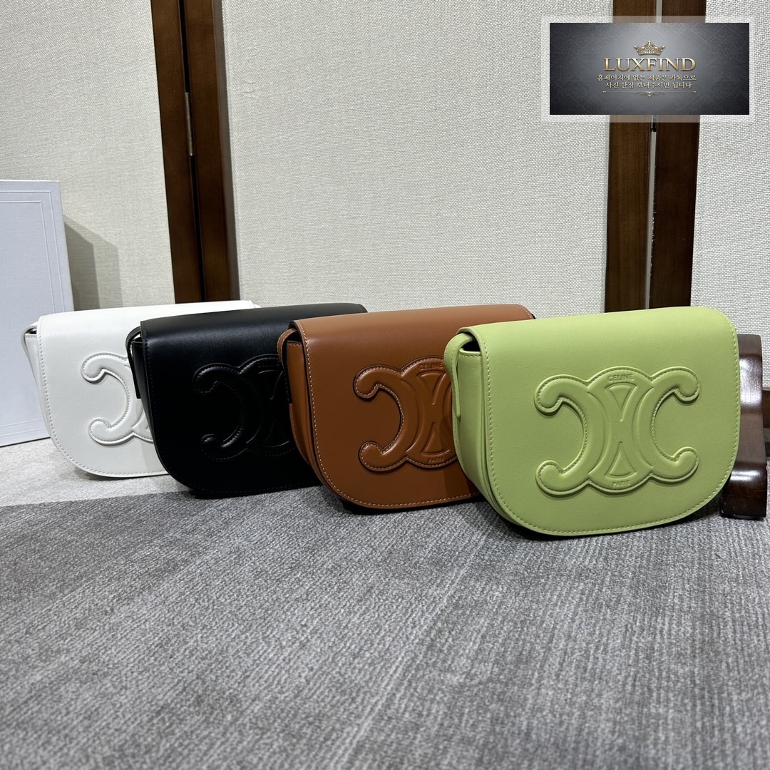 셀린 폴코 백 퀴르 트리옹프 카프스킨 크로스백 18.5*15*7CM “4COLOR”