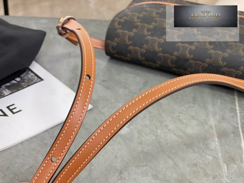 Celine Wallet on strap in Triomphe Canvas