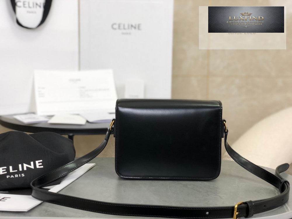 Celine Teen Triomphe Bag Shiny Calfskin