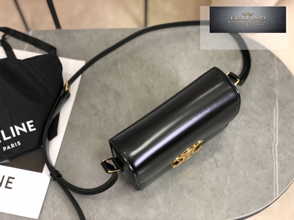 Celine Teen Triomphe Bag Shiny Calfskin