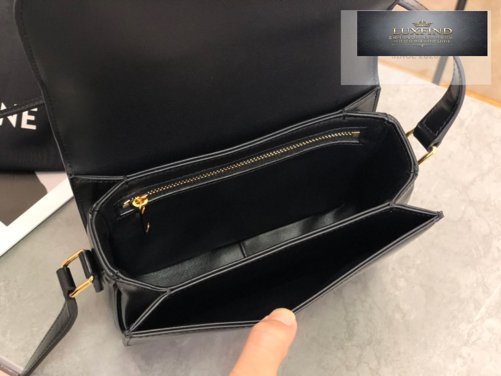 Celine Teen Triomphe Bag Shiny Calfskin