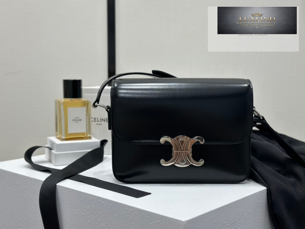 Celine Teen Triomphe Bag Shiny Calfskin
