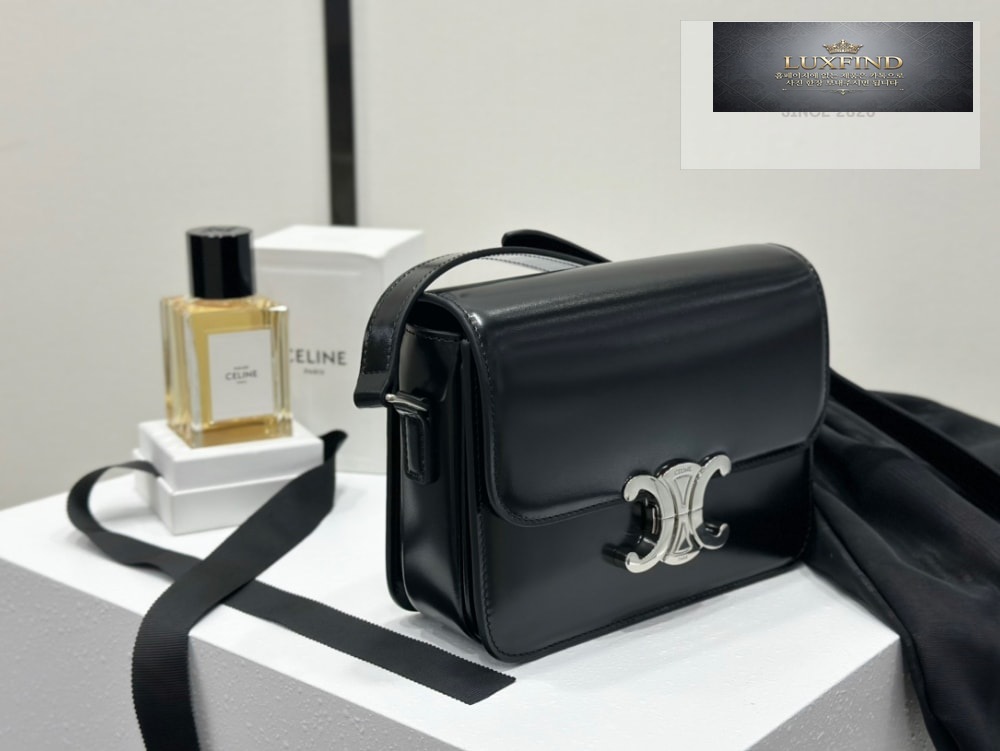 Celine Teen Triomphe Bag Shiny Calfskin