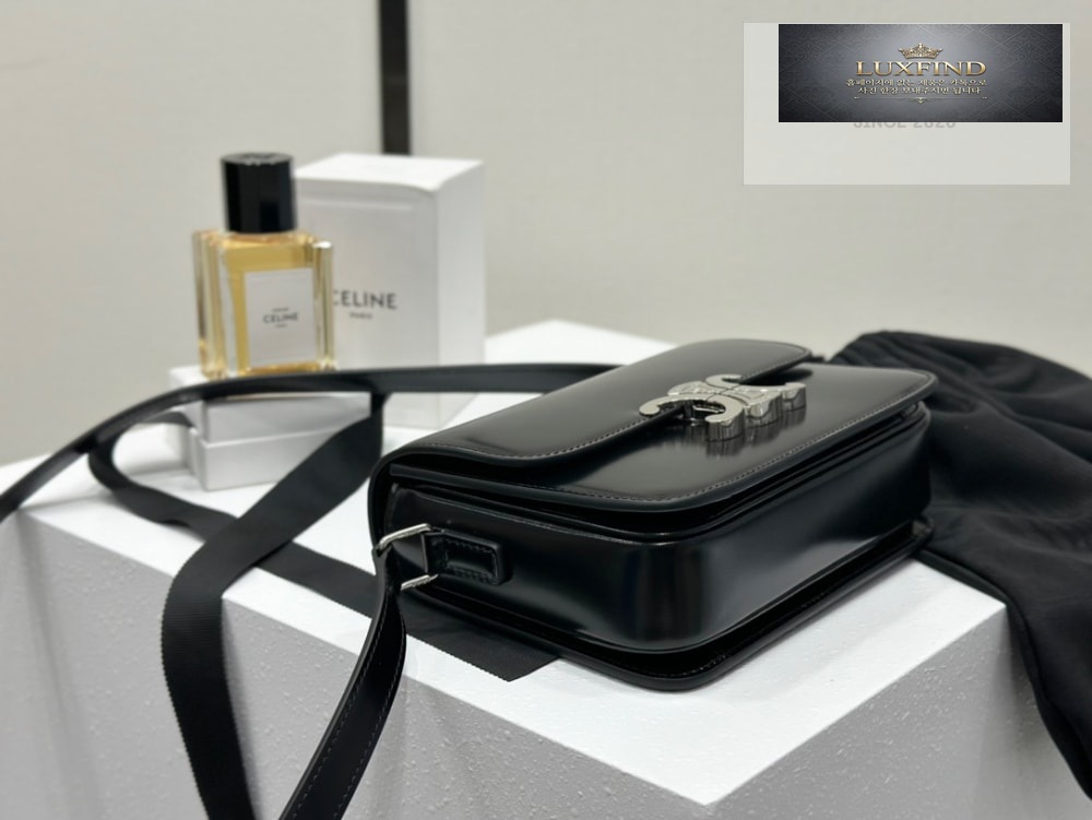 Celine Teen Triomphe Bag Shiny Calfskin