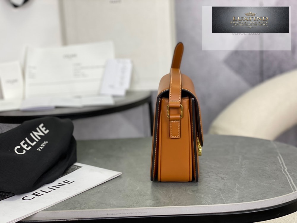 Celine Teen Triomphe Bag Shiny Calfskin