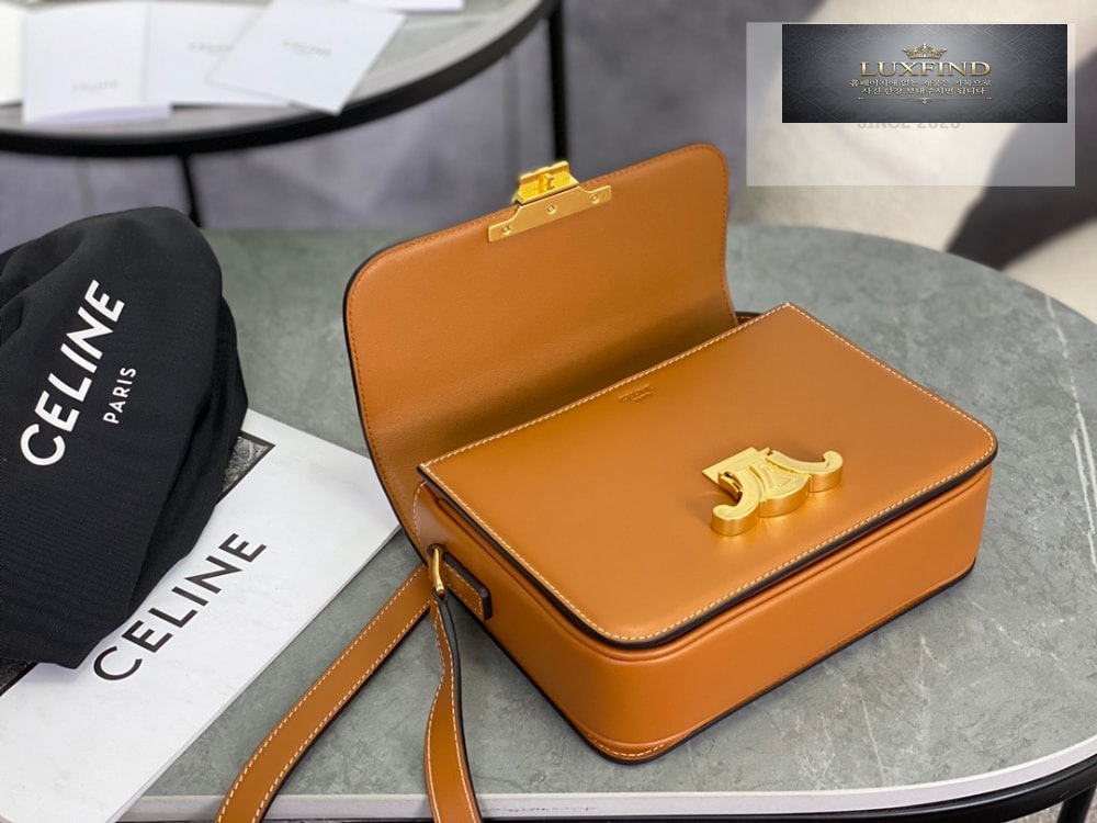 Celine Teen Triomphe Bag Shiny Calfskin
