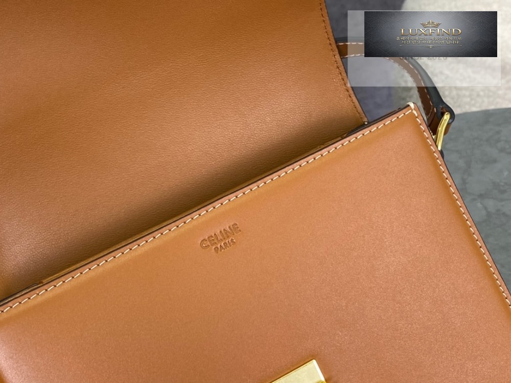 Celine Teen Triomphe Bag Shiny Calfskin