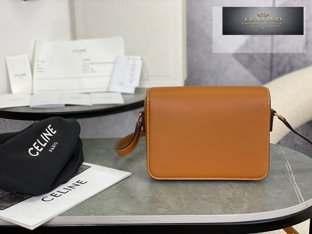 Celine Teen Triomphe Bag Shiny Calfskin
