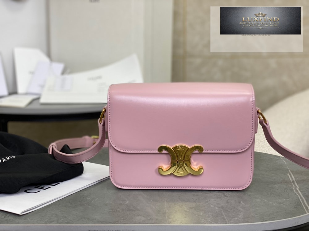 Celine Teen Triomphe Bag Shiny Calfskin
