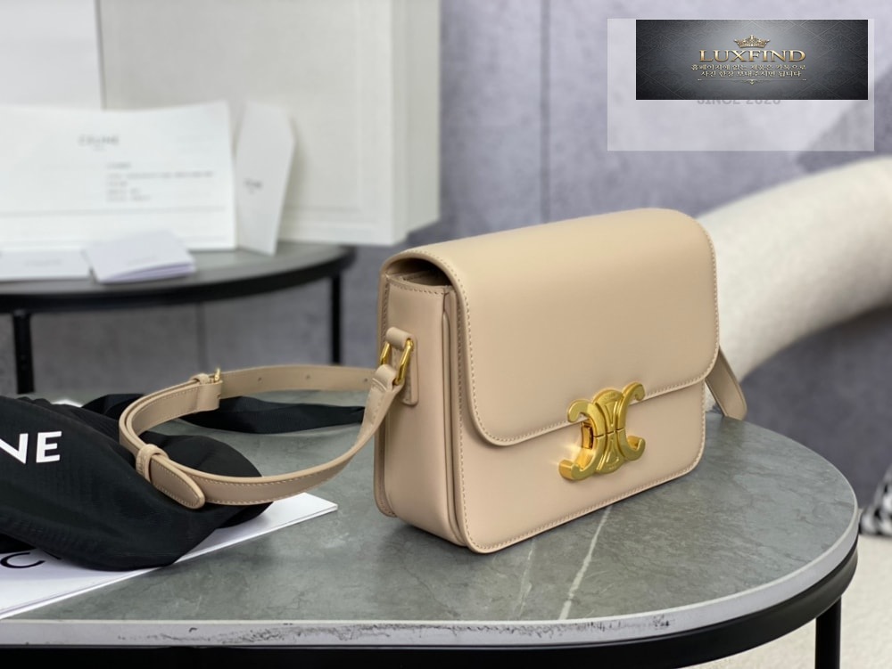 Celine Teen Triomphe Bag Shiny Calfskin