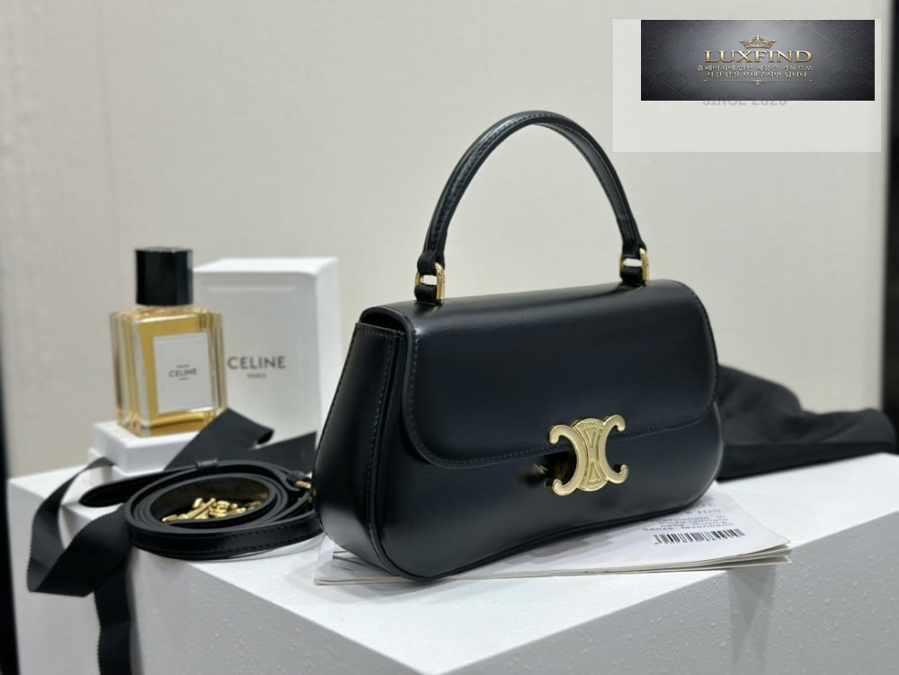 Celine Teen Lola Triomphe Shiny Calfskin