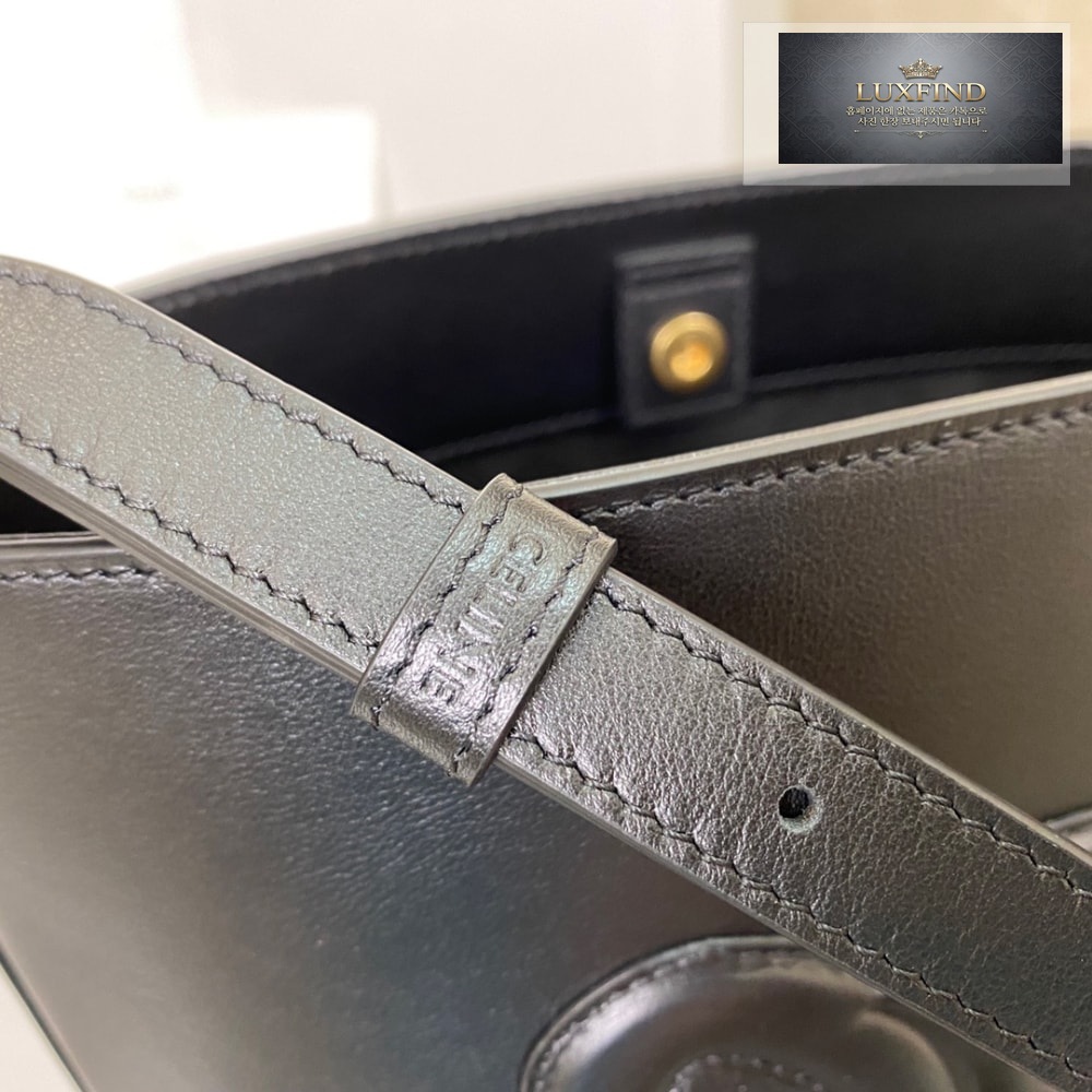 Celine Qurio Triomphe Bucket Soft Calfskin