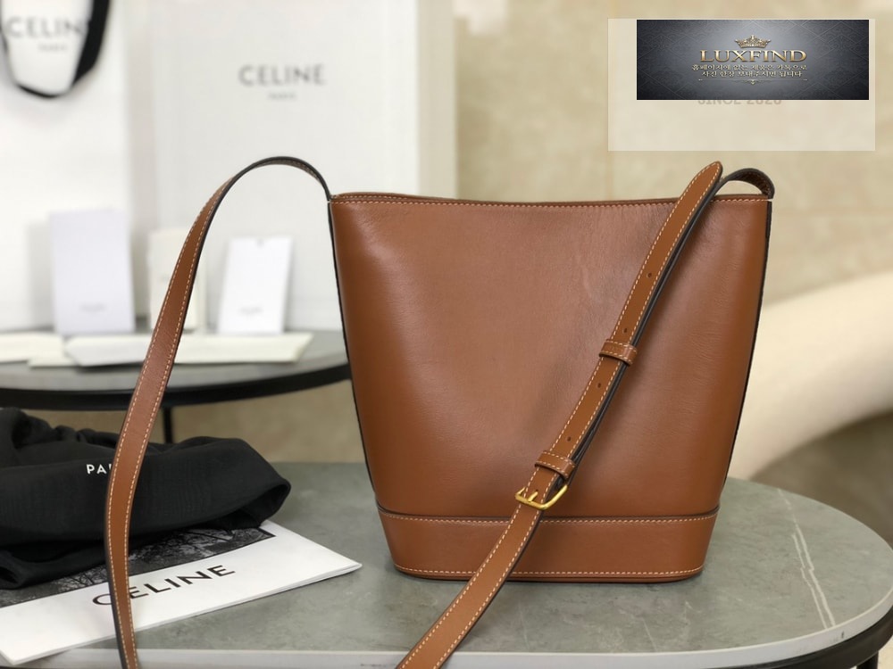Celine Qurio Triomphe Bucket Soft Calfskin