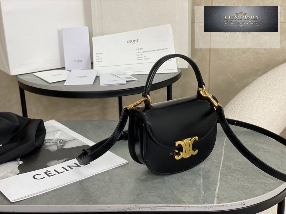 Celine Mini Clea Vesace Calfskin