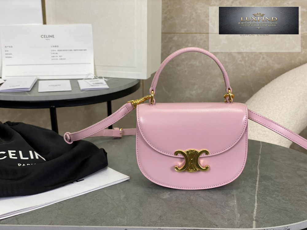 Celine Mini Clea Vesace Calfskin