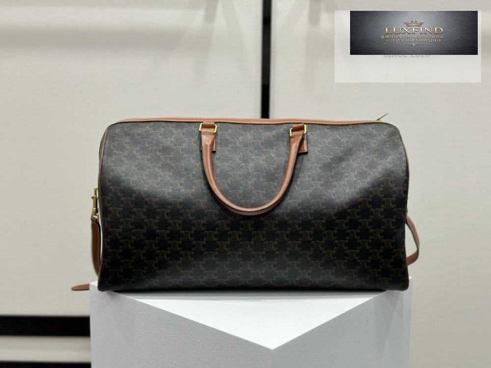 Celine Large Voyage Triomphe Canvas with Celine Print
