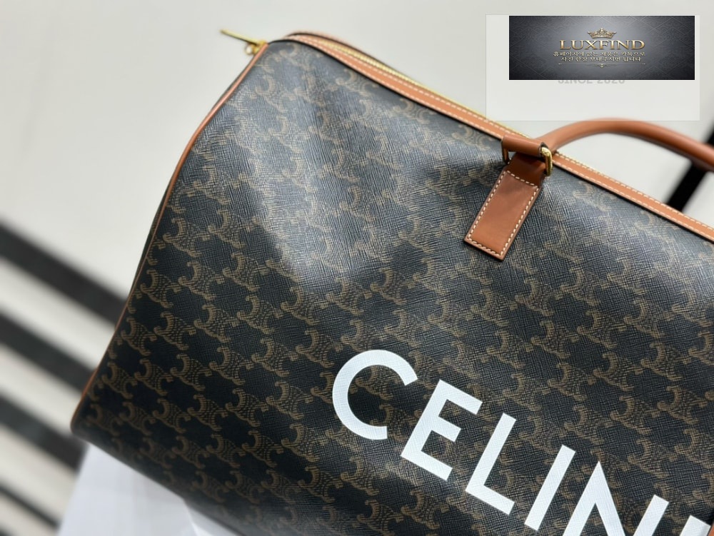 Celine Large Voyage Triomphe Canvas with Celine Print
