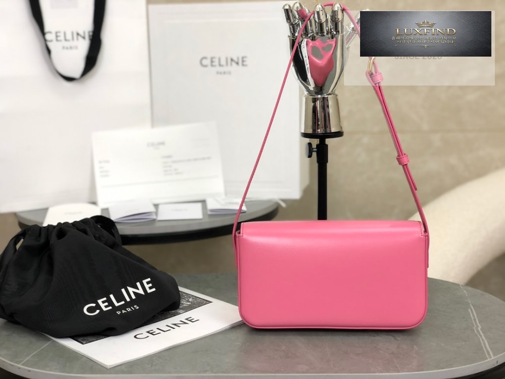 Celine Claude Triomphe Shoulder Bag Calfskin