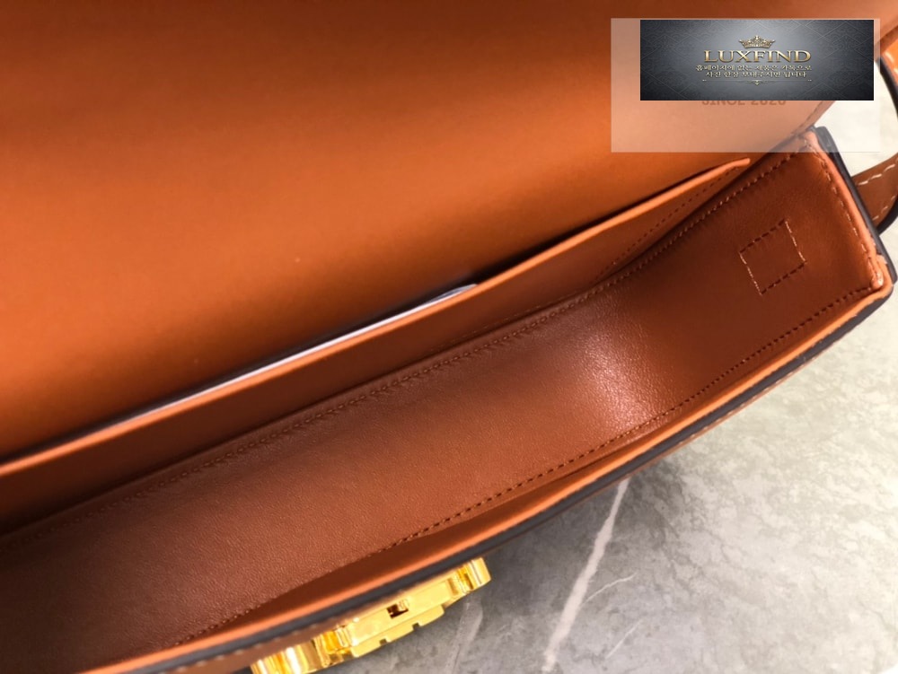 Celine Claude Triomphe Shoulder Bag Calfskin