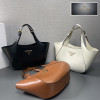 프라다 트라이앵글 로고 미디엄 레더 토드 백 28*20.5*7.5CM “3COLOR”