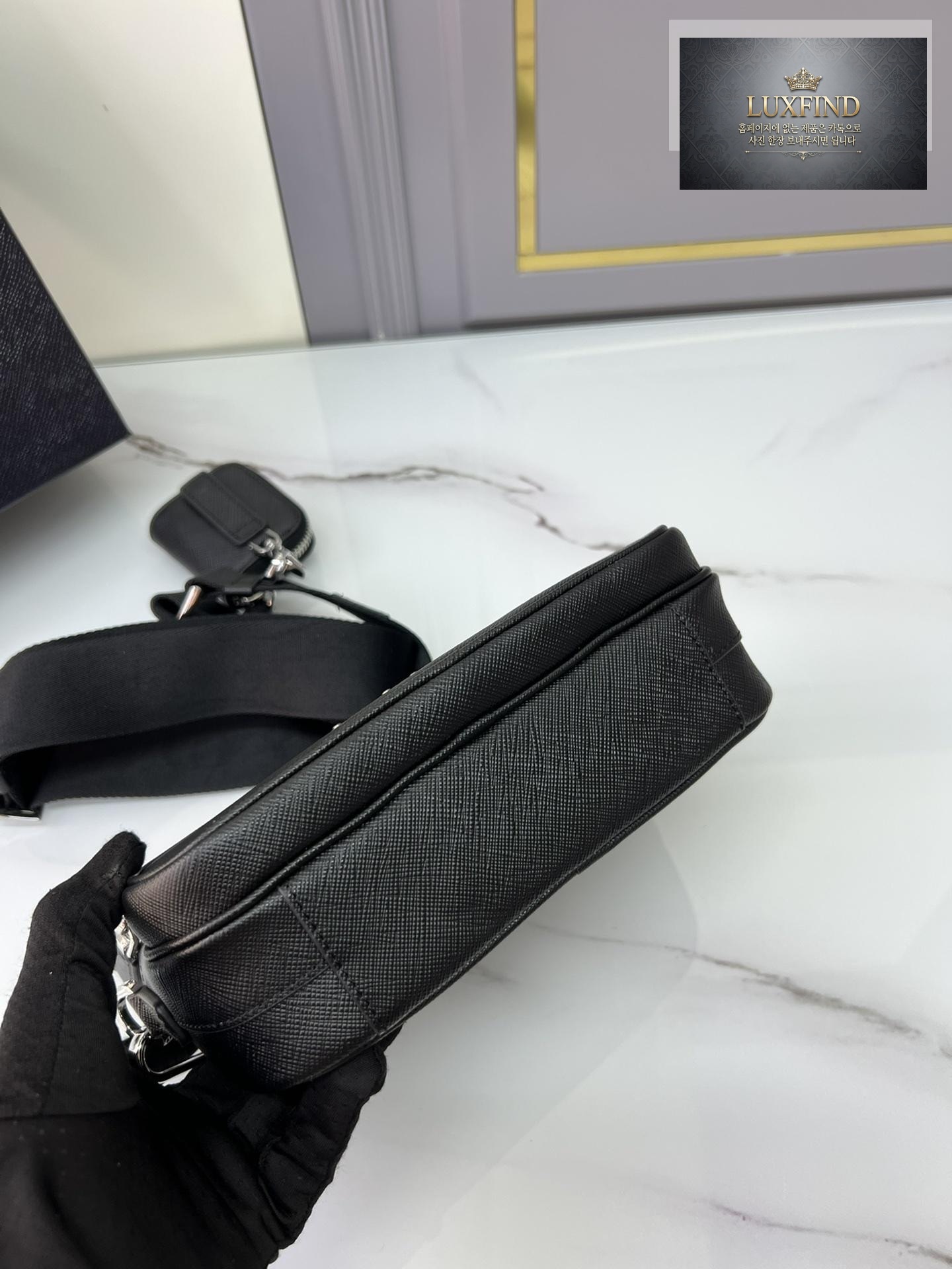 Prada Saffiano Leather Shoulder