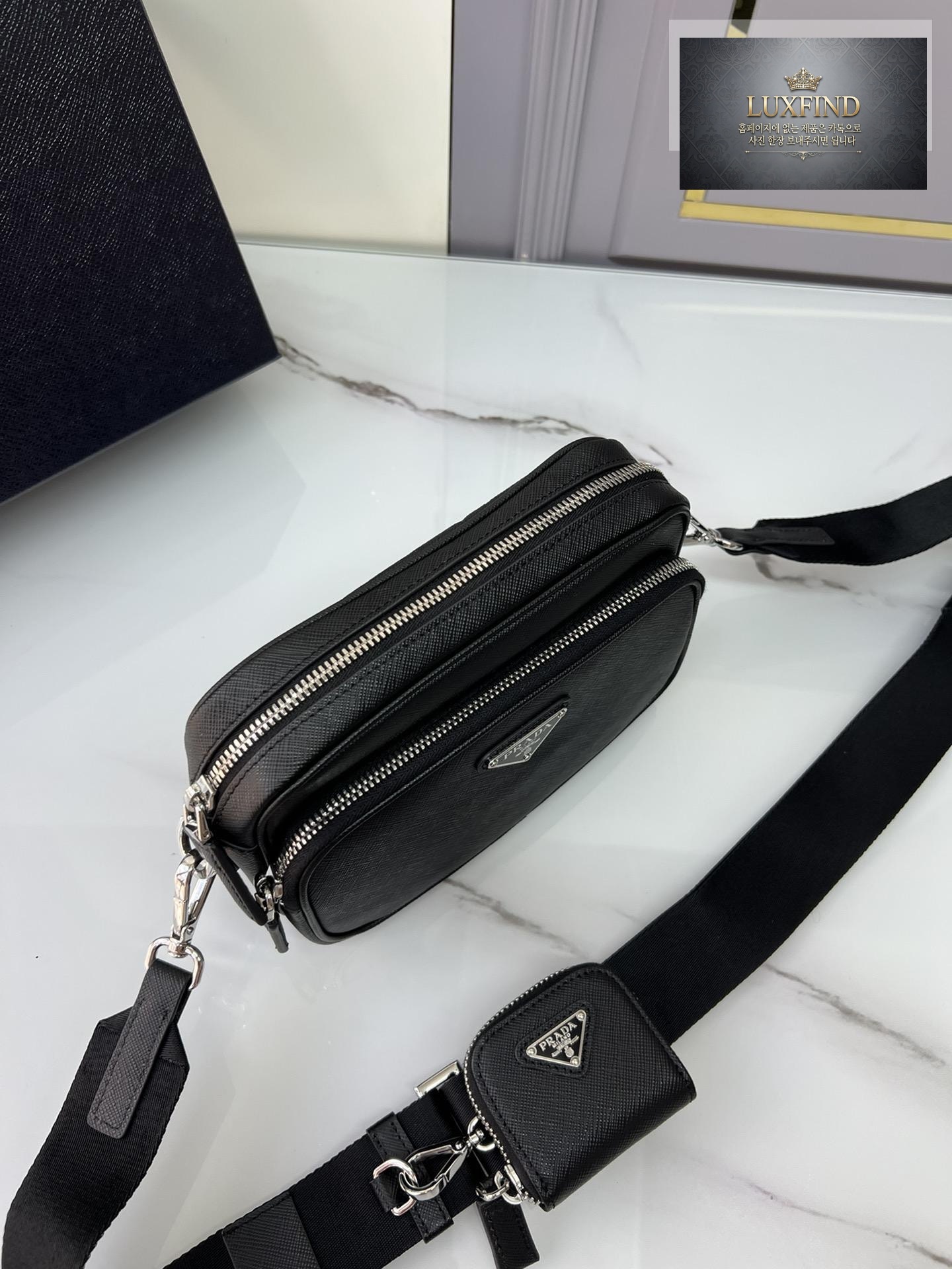 Prada Saffiano Leather Shoulder