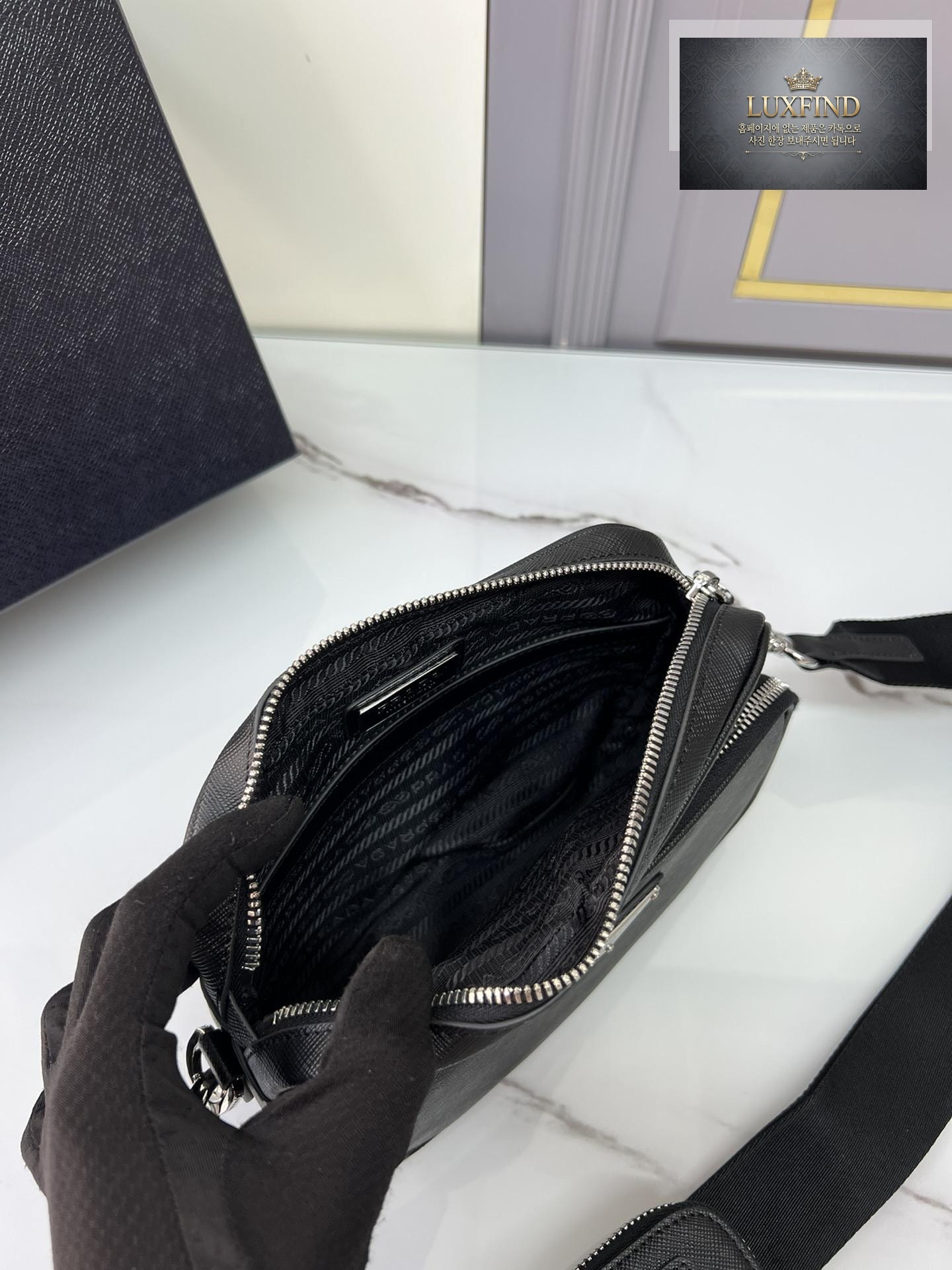 Prada Saffiano Leather Shoulder