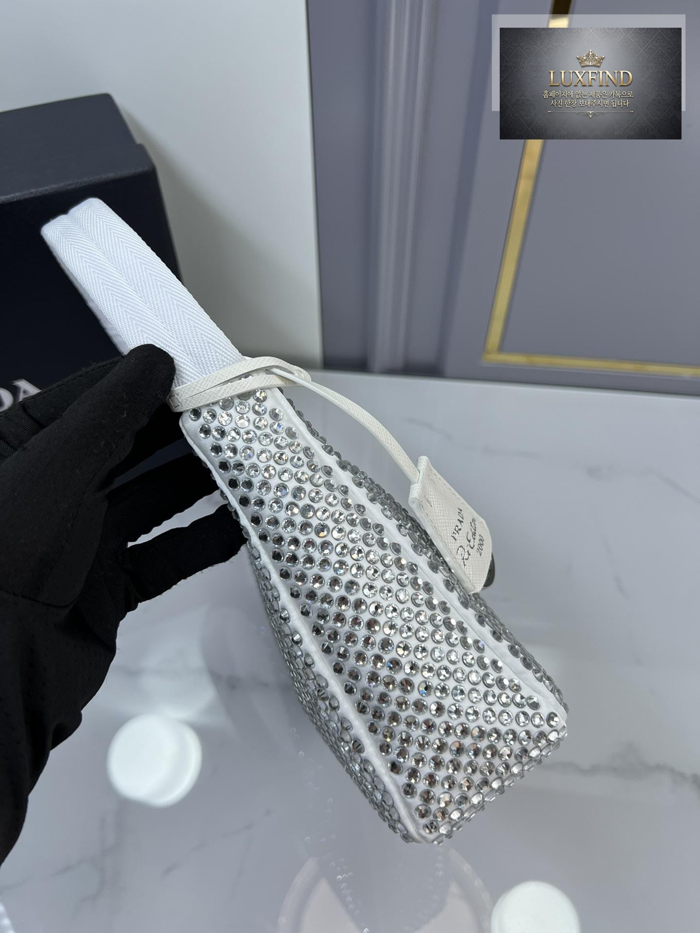 Prada Rhinestones Re - Edition Soulder