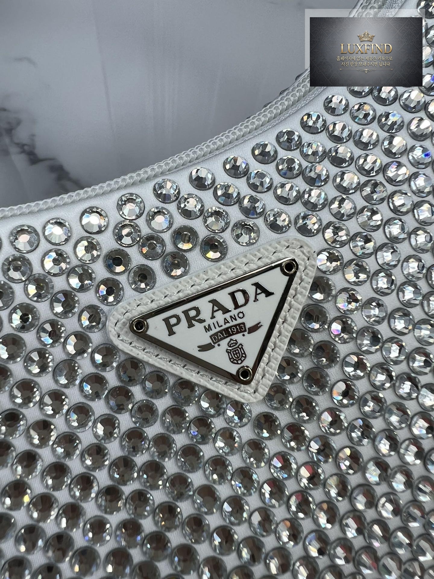 Prada Rhinestones Re - Edition Soulder