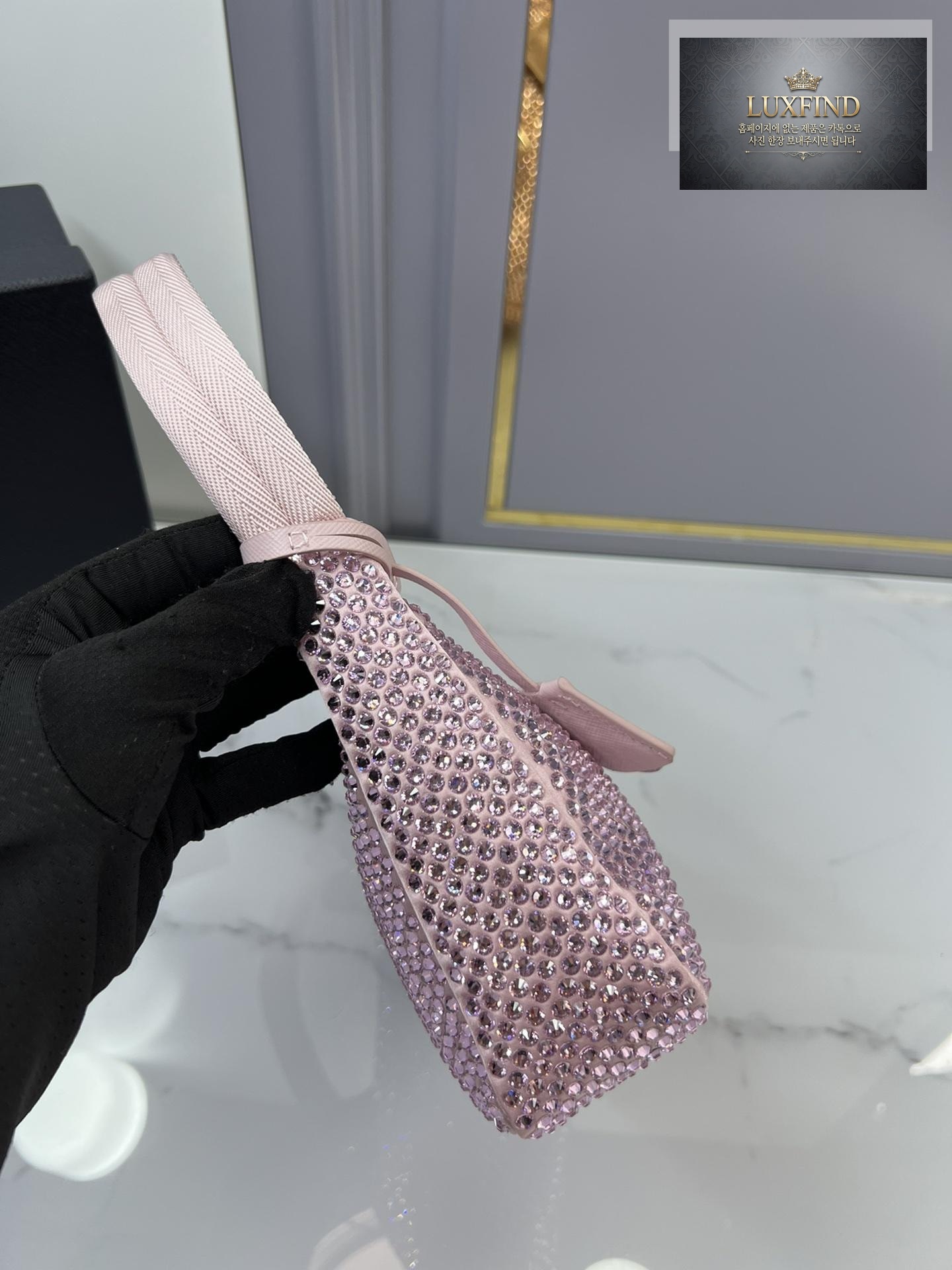 Prada Rhinestones Re - Edition Soulder
