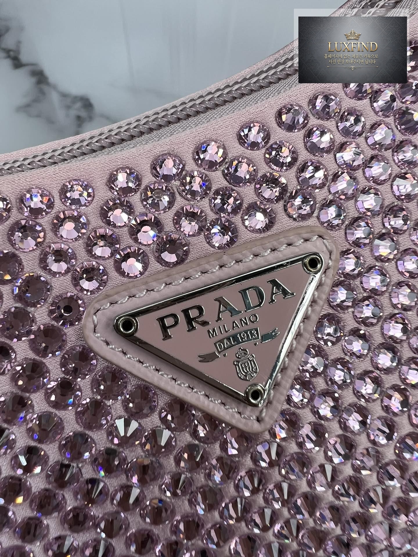 Prada Rhinestones Re - Edition Soulder