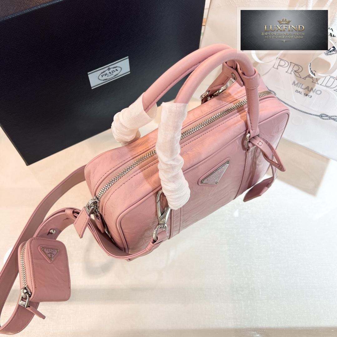 Prada Nappa Antique Leather Top Handle