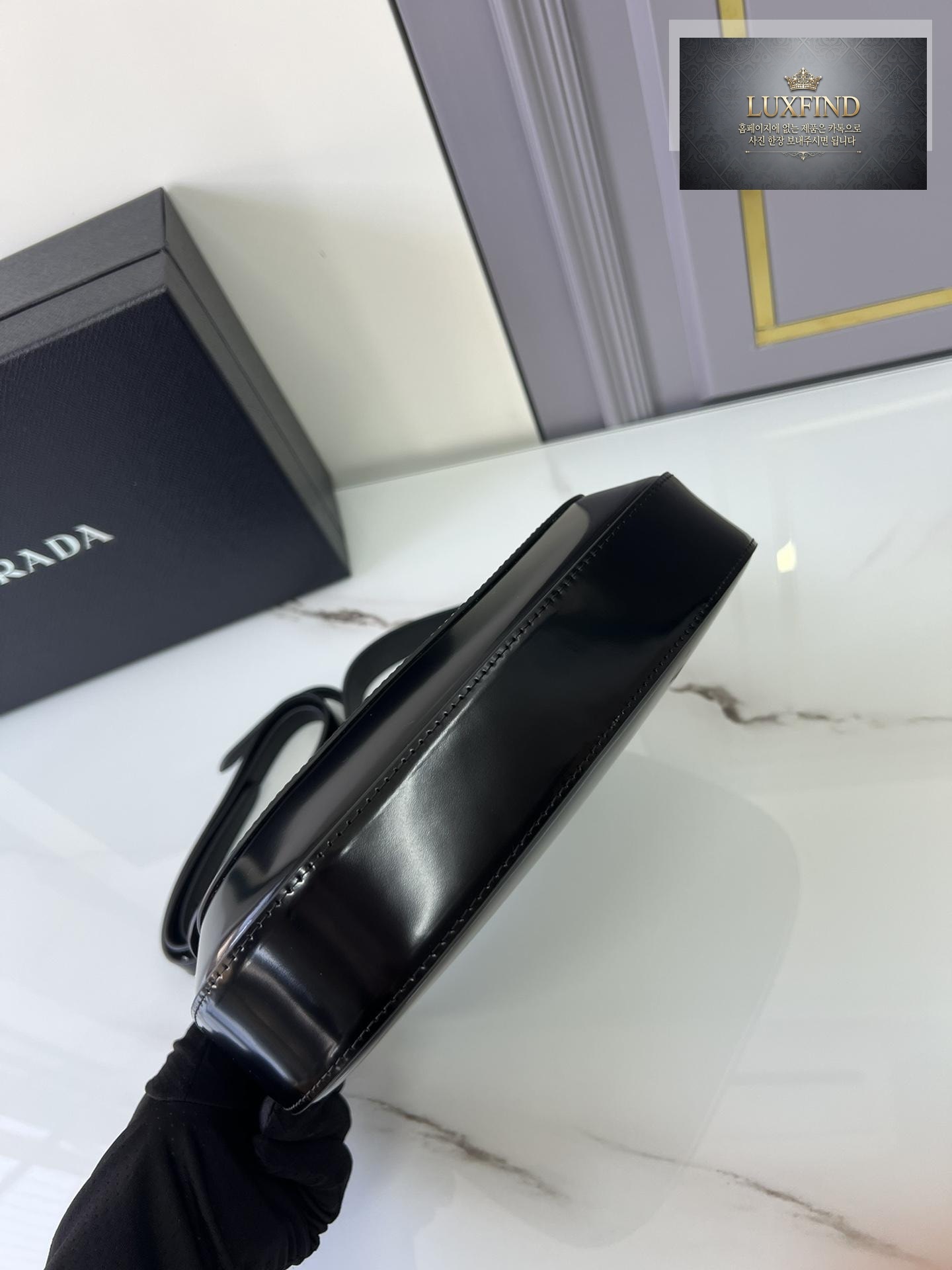 Prada Brushed Cleo Flap