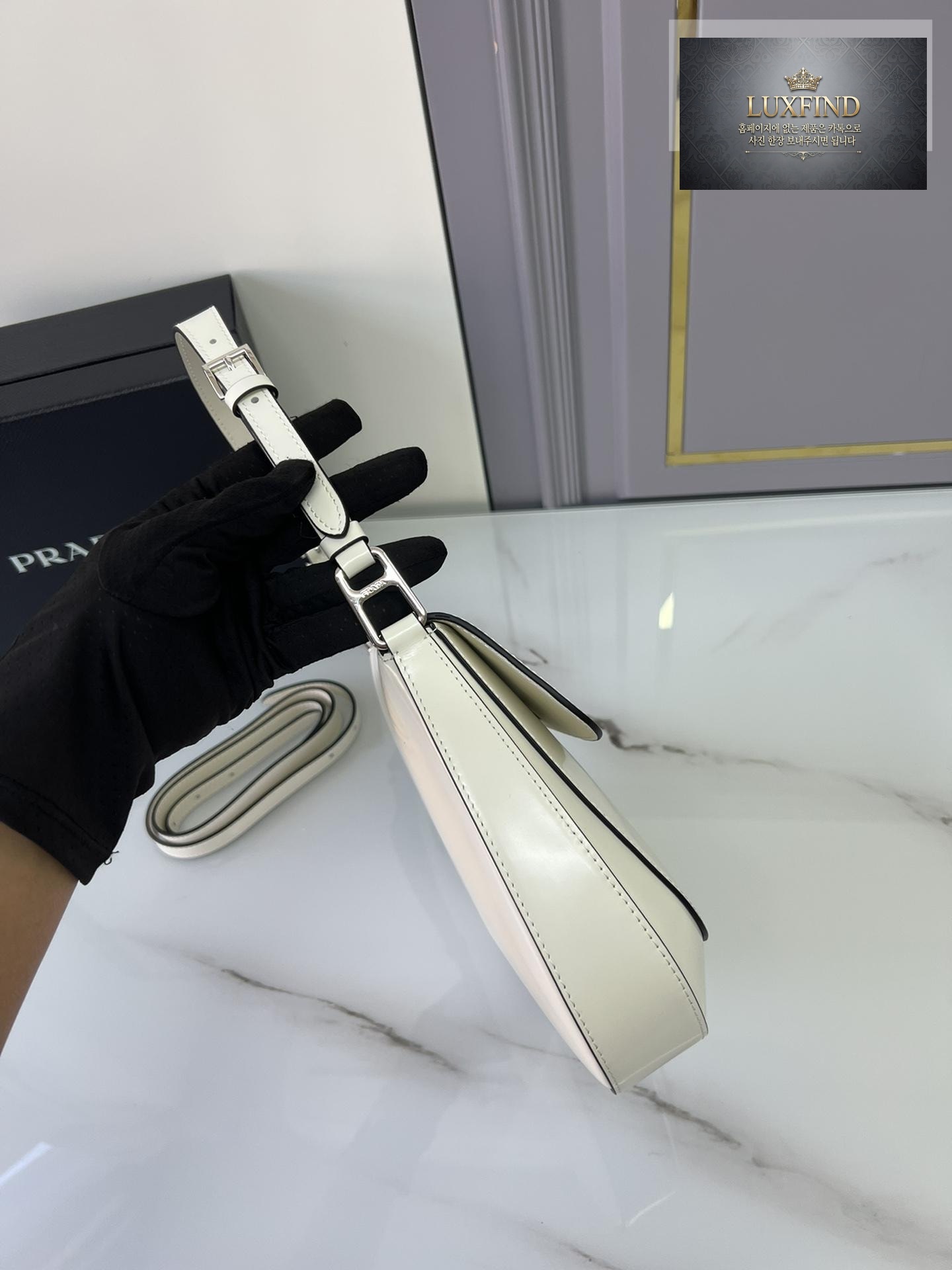 Prada Brushed Cleo Flap